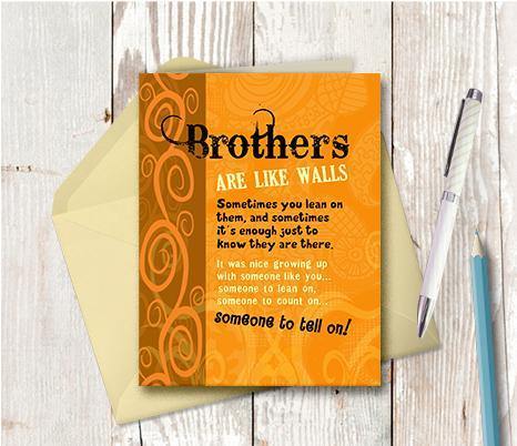 0203  Brother Note Card - deloresartcanada