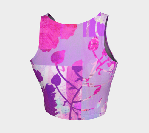 Boreal Forest Crop Top by Deloresart - deloresartcanada