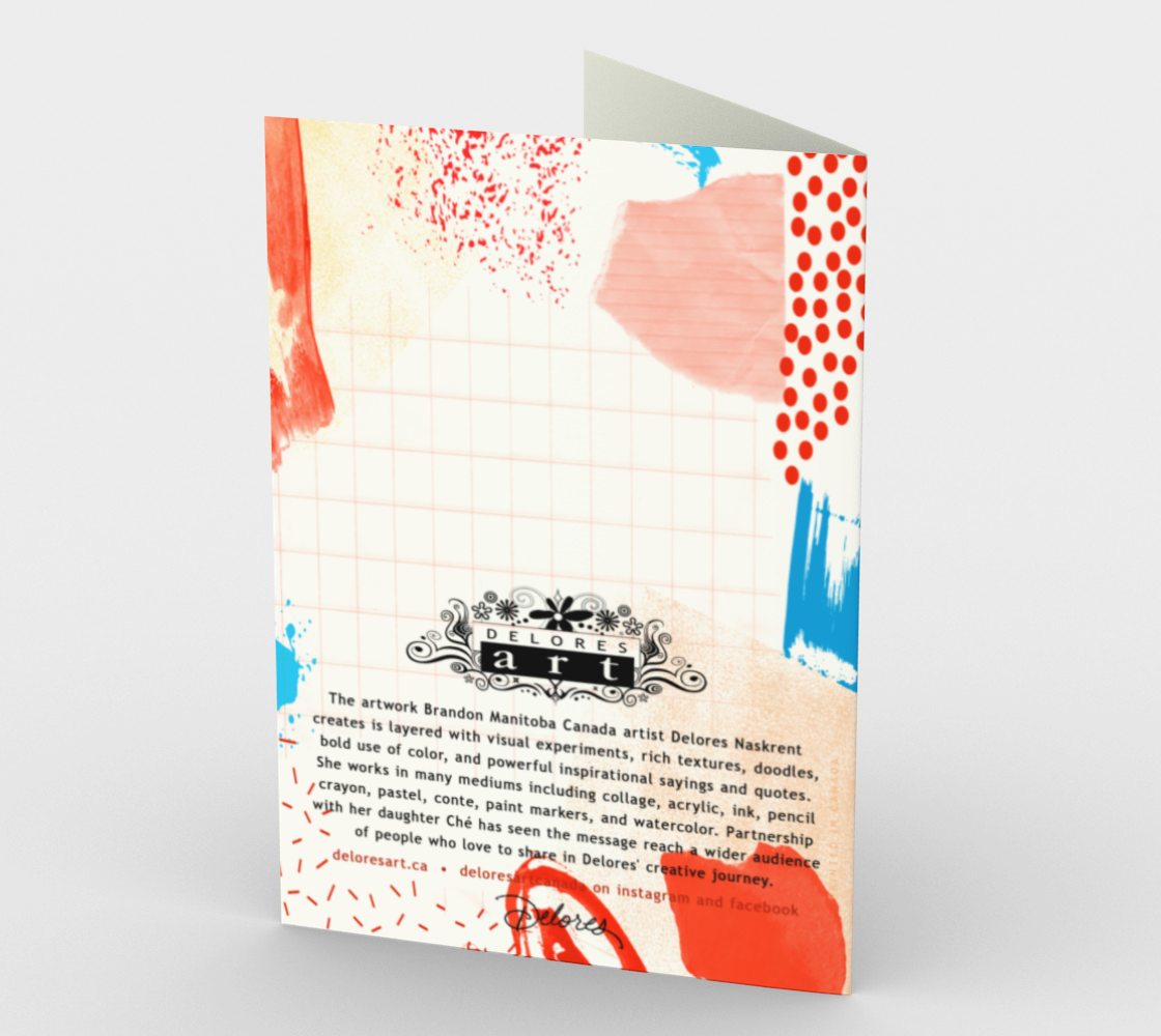 0631 All You Need is Love  Card by DeloresArt - deloresartcanada