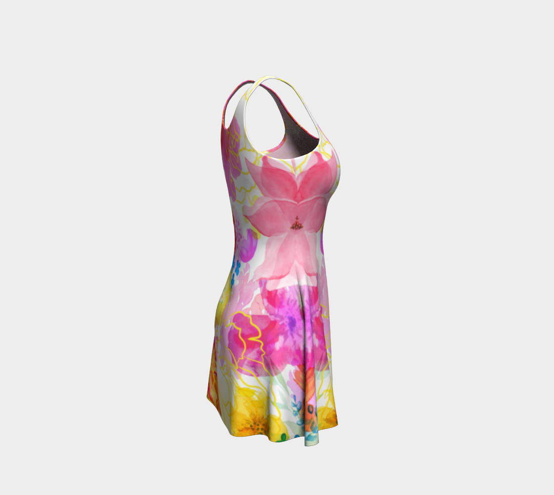 Rosie Outlook Flare Dress by Deloresart
