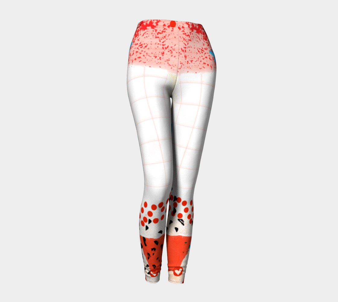 All You Need Is Love Leggings by Deloresart