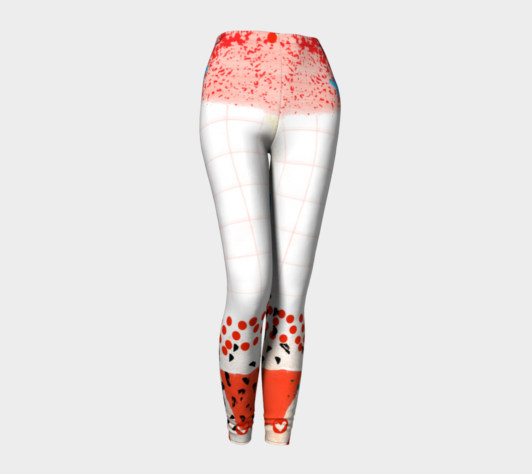 All You Need Is Love Leggings by Deloresart