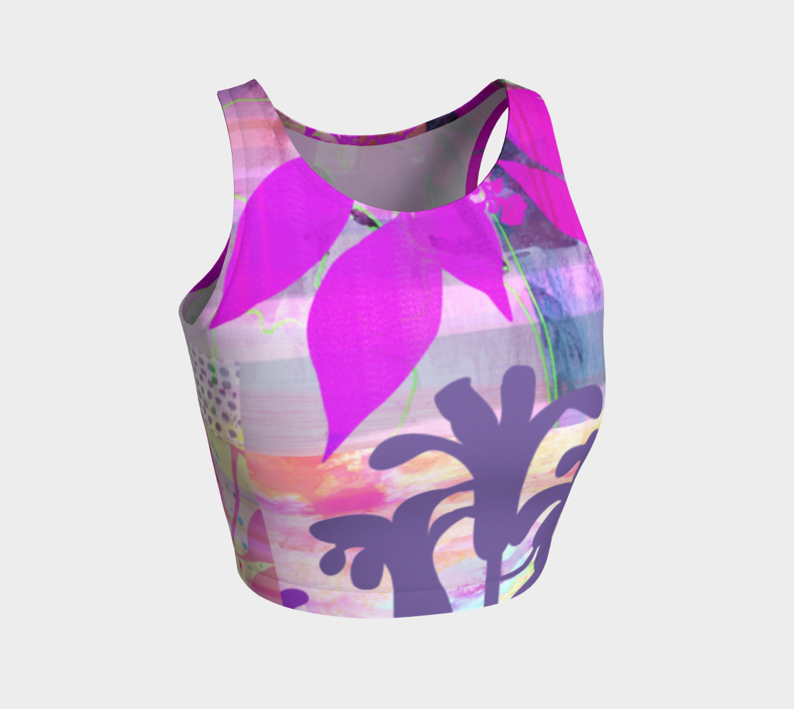 Verdant Island Crop Top by Deloresart - deloresartcanada