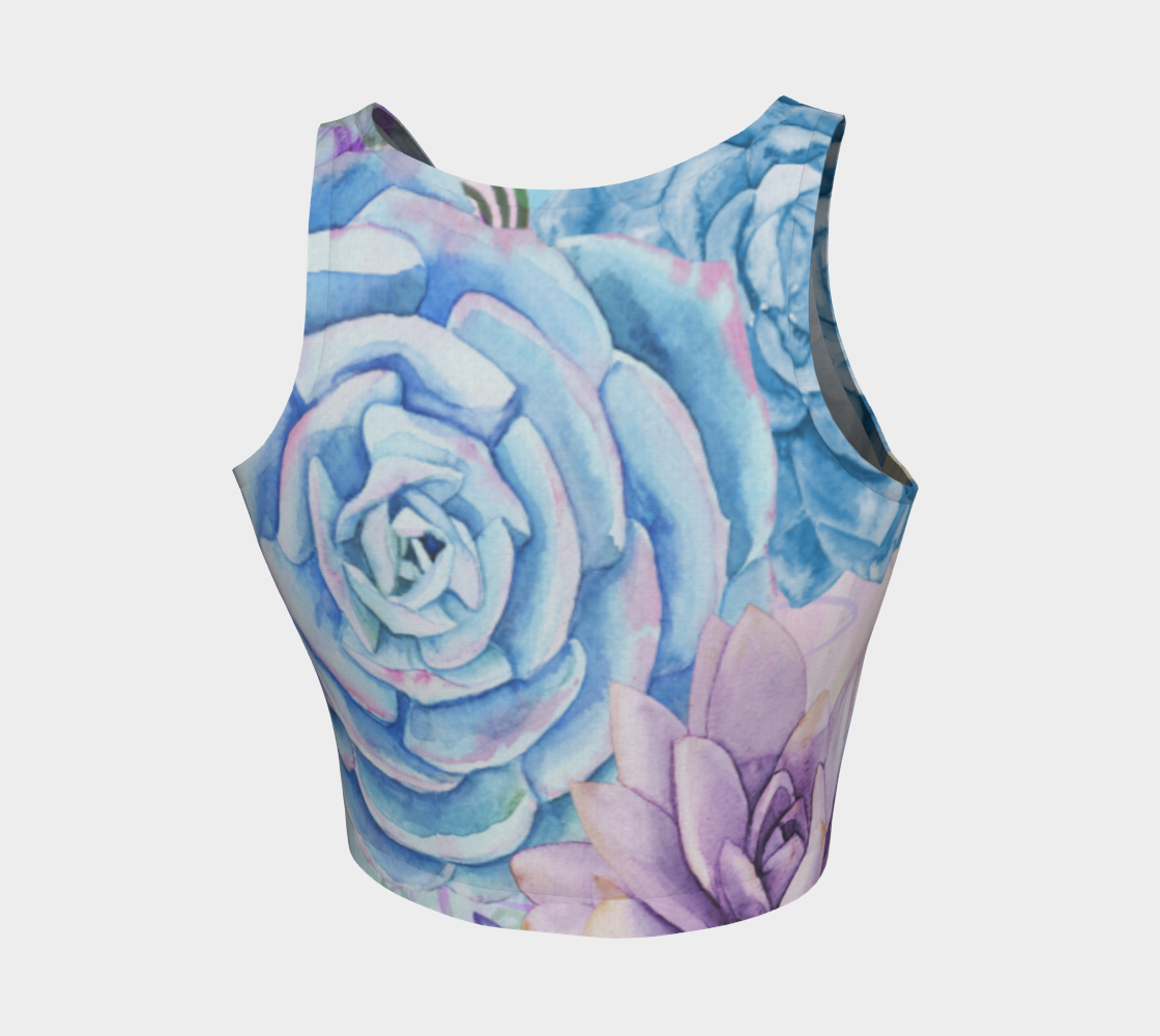 Lety's Lovely Garden Crop Top by Deloresart - deloresartcanada