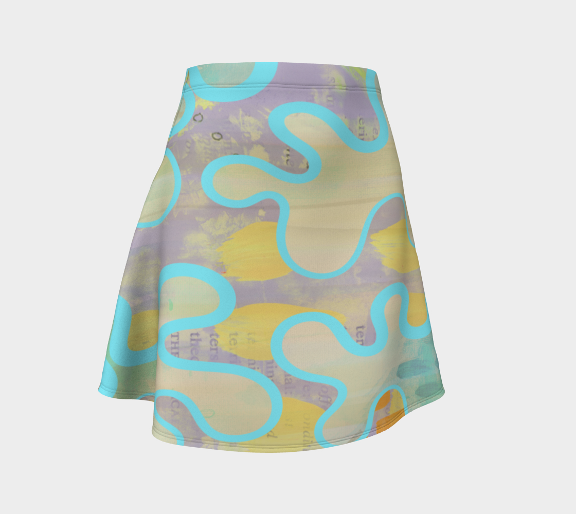 Sassy Serpentine Flare Skirt by Deloresart