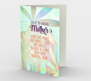 1143.You're An Amazing Mother  Card by DeloresArt
