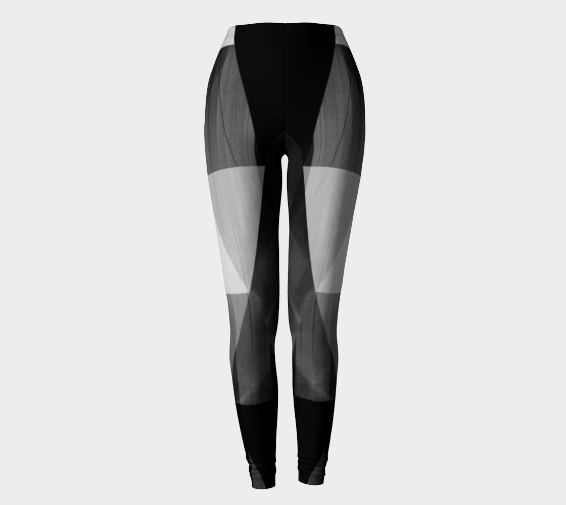 Unhinged Black Leggings by Deloresart - deloresartcanada