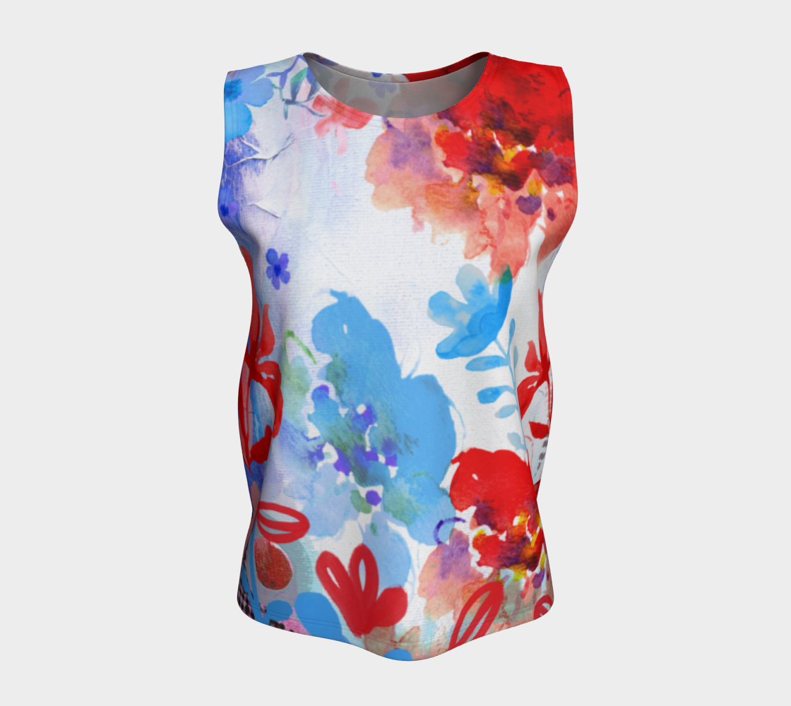 I Am A Queen Loose Tank by Deloresart - deloresartcanada