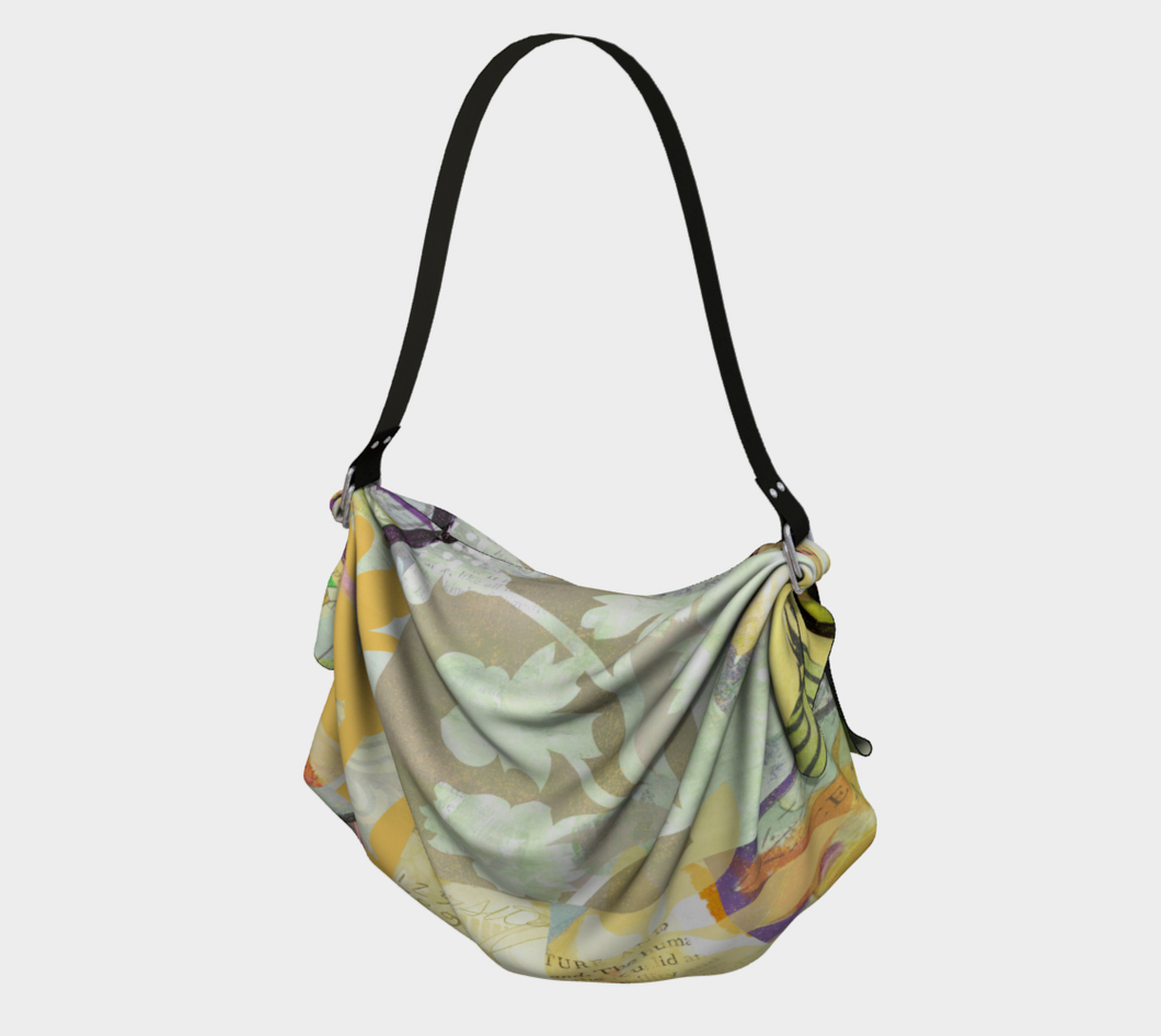 Tanglebrush Origami Tote by Deloresart - deloresartcanada