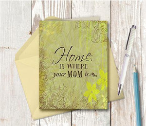0277  Home Mom Note Card - deloresartcanada