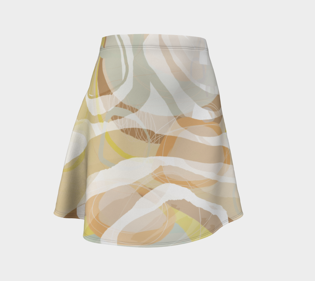 Lord Give Me Coffee Flare Skirt by Deloresart