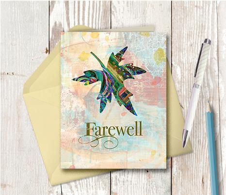 0282 Farewell Note Card - deloresartcanada