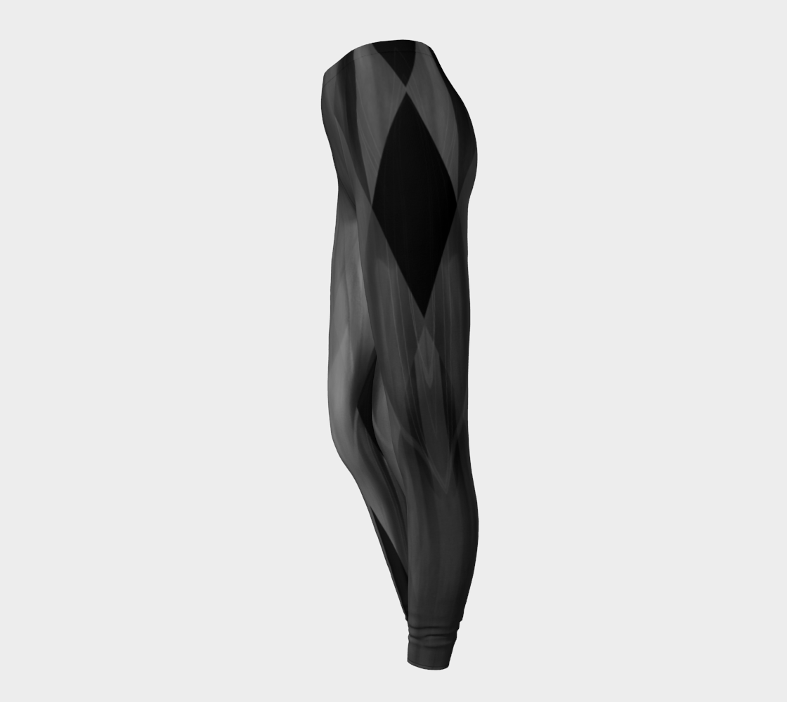 Be Still Black Leggings by Deloresart - deloresartcanada
