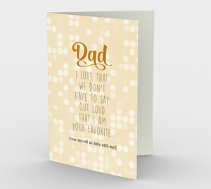 1249. Dad I'm Your Favourite  Card by DeloresArt