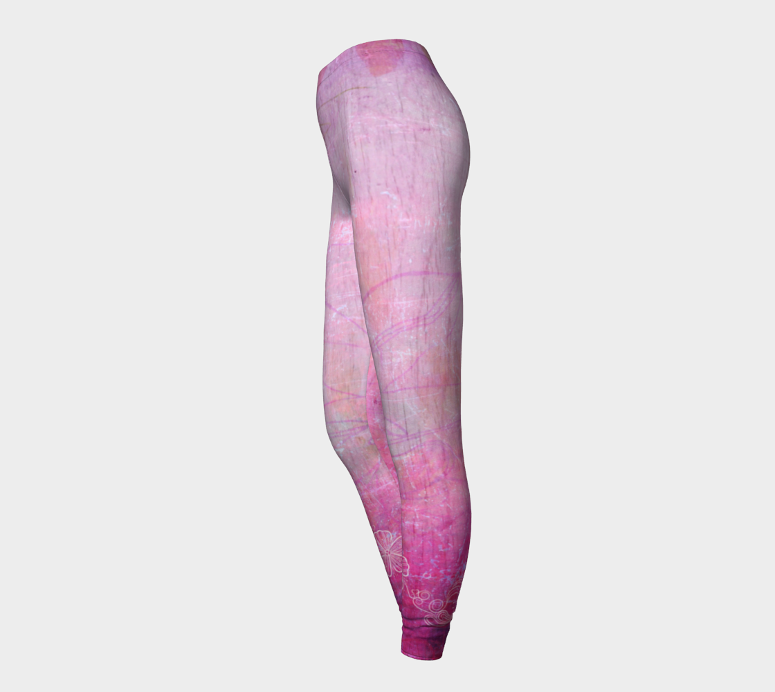 Grunge Purple Leggings by Deloresart