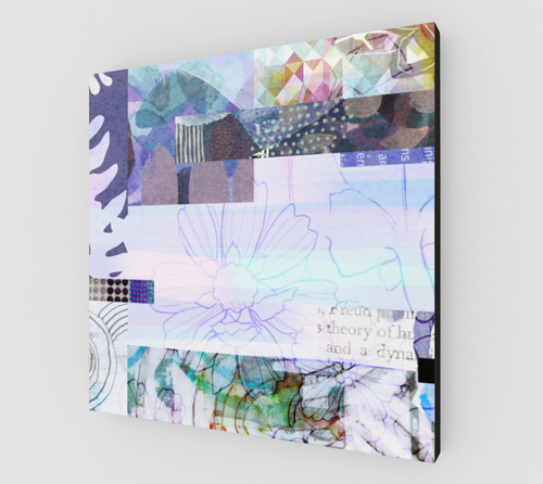 541 Trailing Petals Art by Delores Naskrent - deloresartcanada