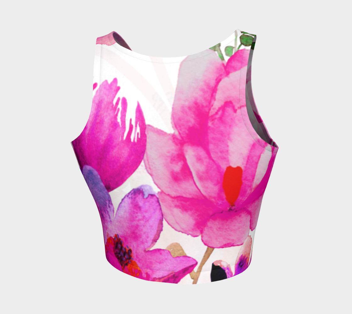 Pink Pleasure Crop Top by Deloresart - deloresartcanada