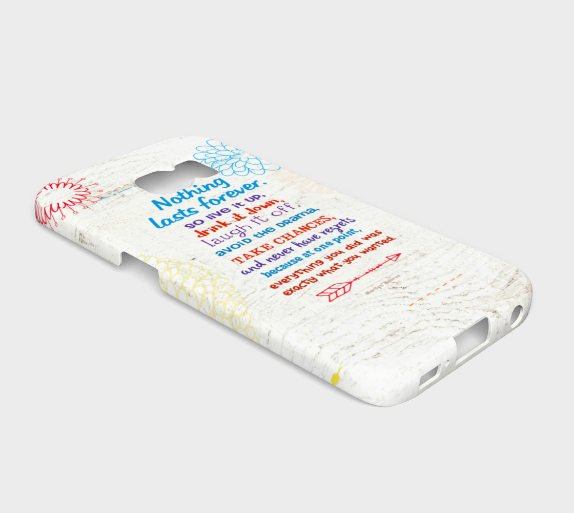 722  Nothing Lasts Forever Device Case - deloresartcanada