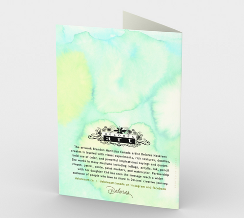 0142.Dance in the Rain  Card by DeloresArt - deloresartcanada