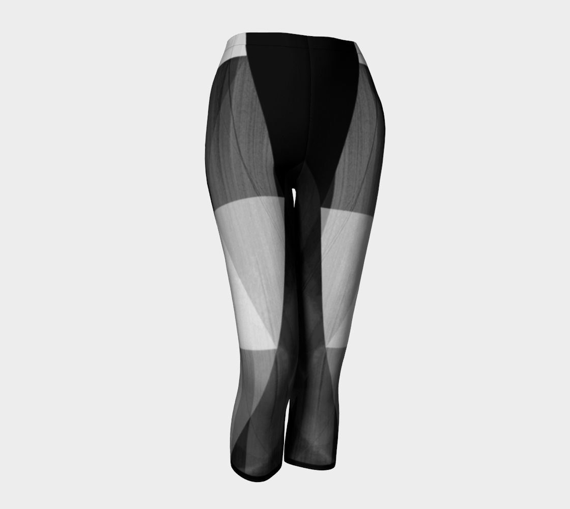 Unhinged Black Capris by Deloresart - deloresartcanada