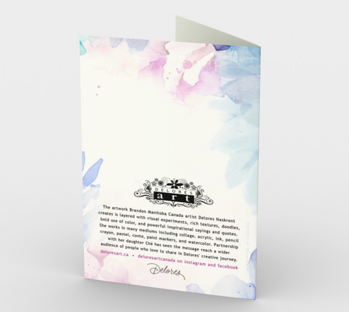 1392 What I Have With You Is Worth It Card by Deloresart - deloresartcanada