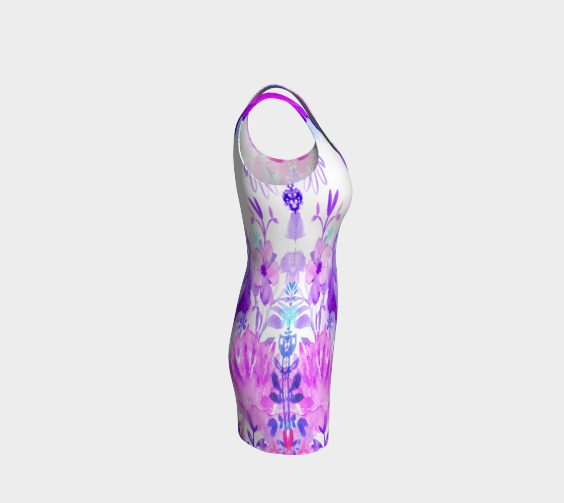Harmonious Garden Bodycon Dress by Deloresart