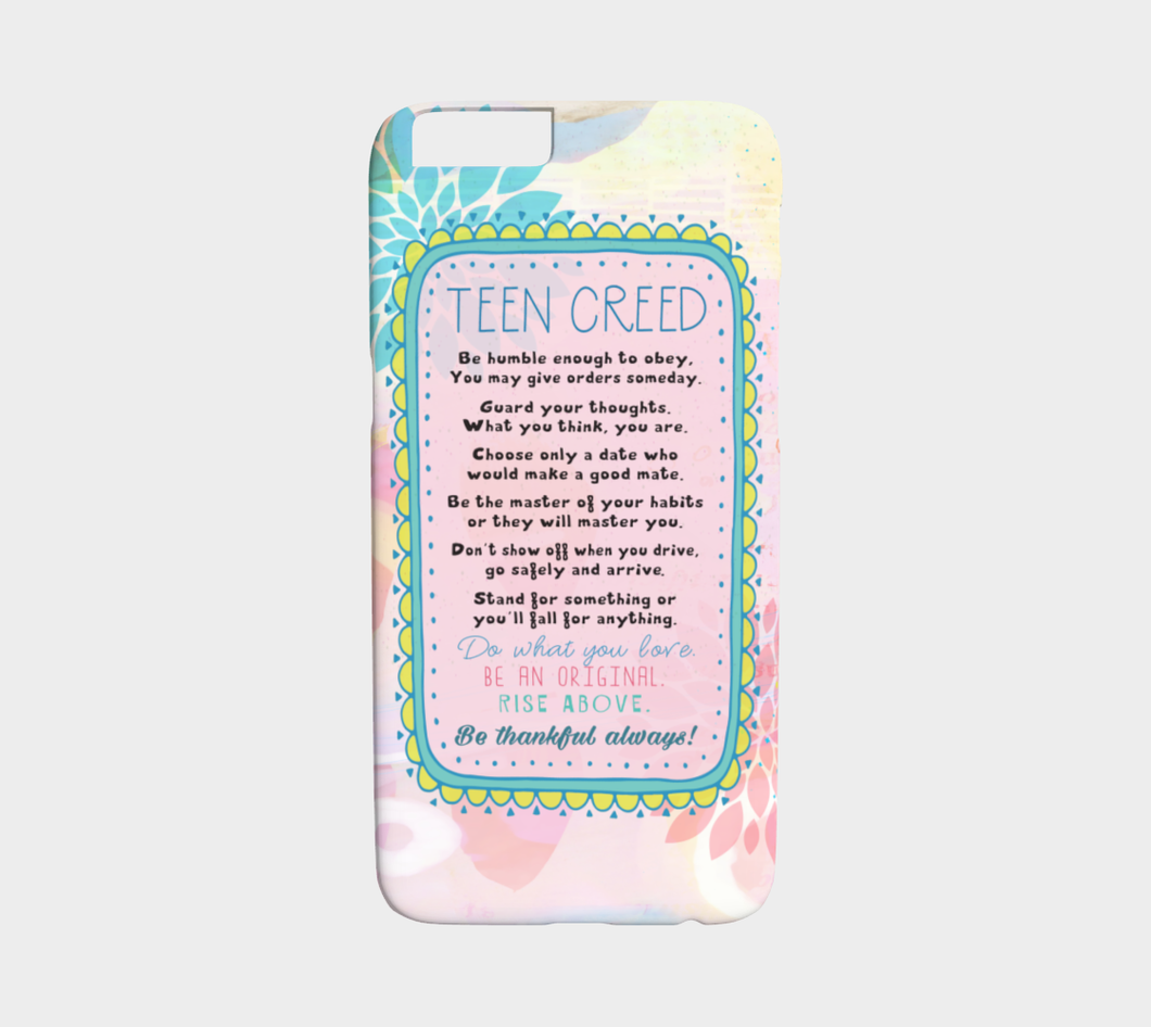 308  Teen Creed Device Case - deloresartcanada