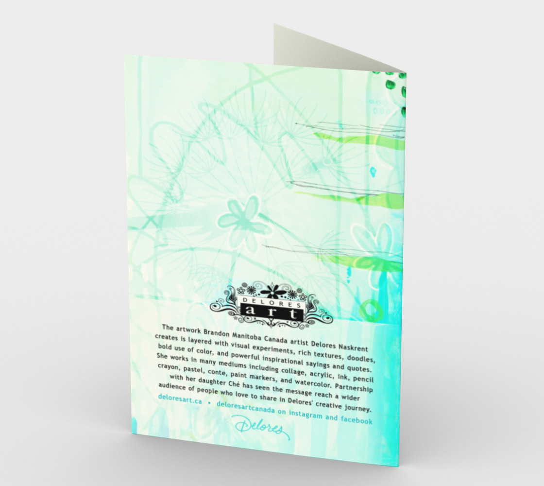 1338 She Believed She Could Card by Deloresart - deloresartcanada