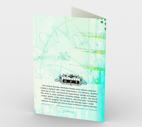 1338 She Believed She Could Card by Deloresart - deloresartcanada