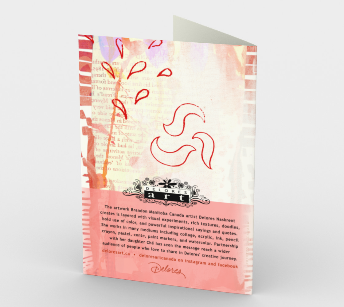 1126.Mom, Thanks for Being My Handbook To Life  Card by DeloresArt