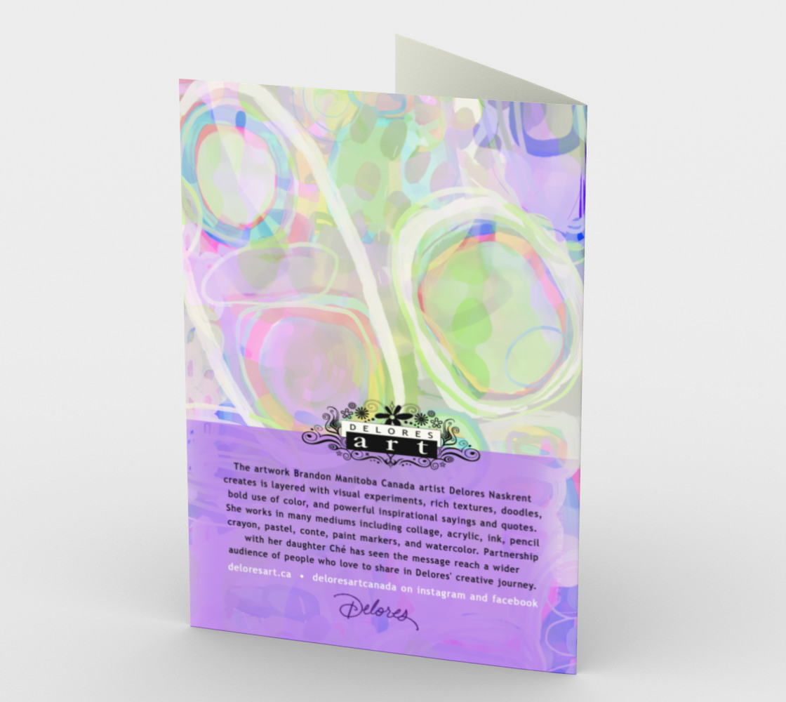 1385 Worth Every Mile Card by Deloresart - deloresartcanada