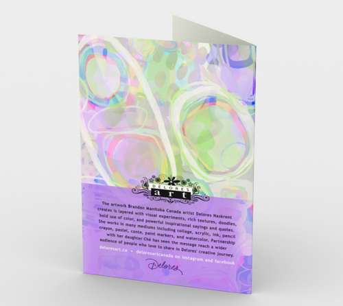 1385 Worth Every Mile Card by Deloresart - deloresartcanada