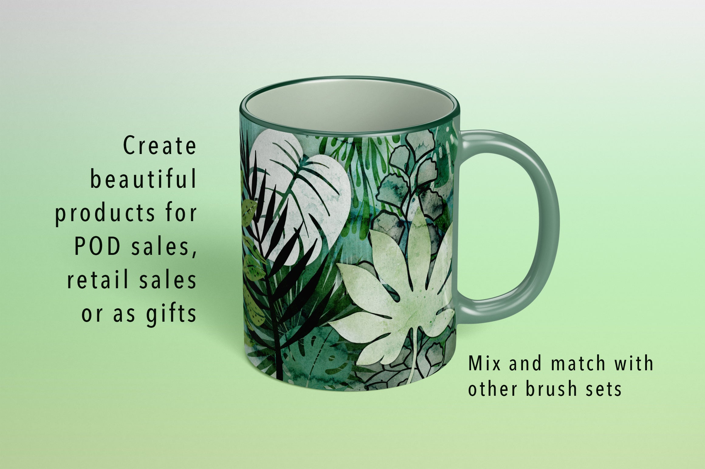 Volume 039 - Ferny Plants and Leaves Procreate Stamp Brushes
