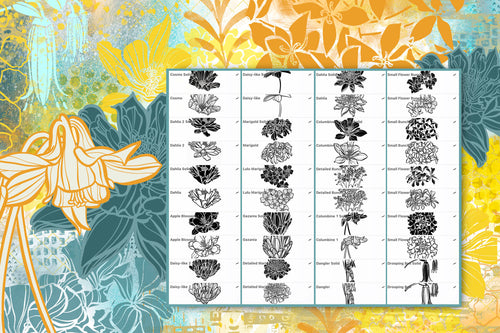 Volume 54 - Procreate Floral Brush Stamps 13