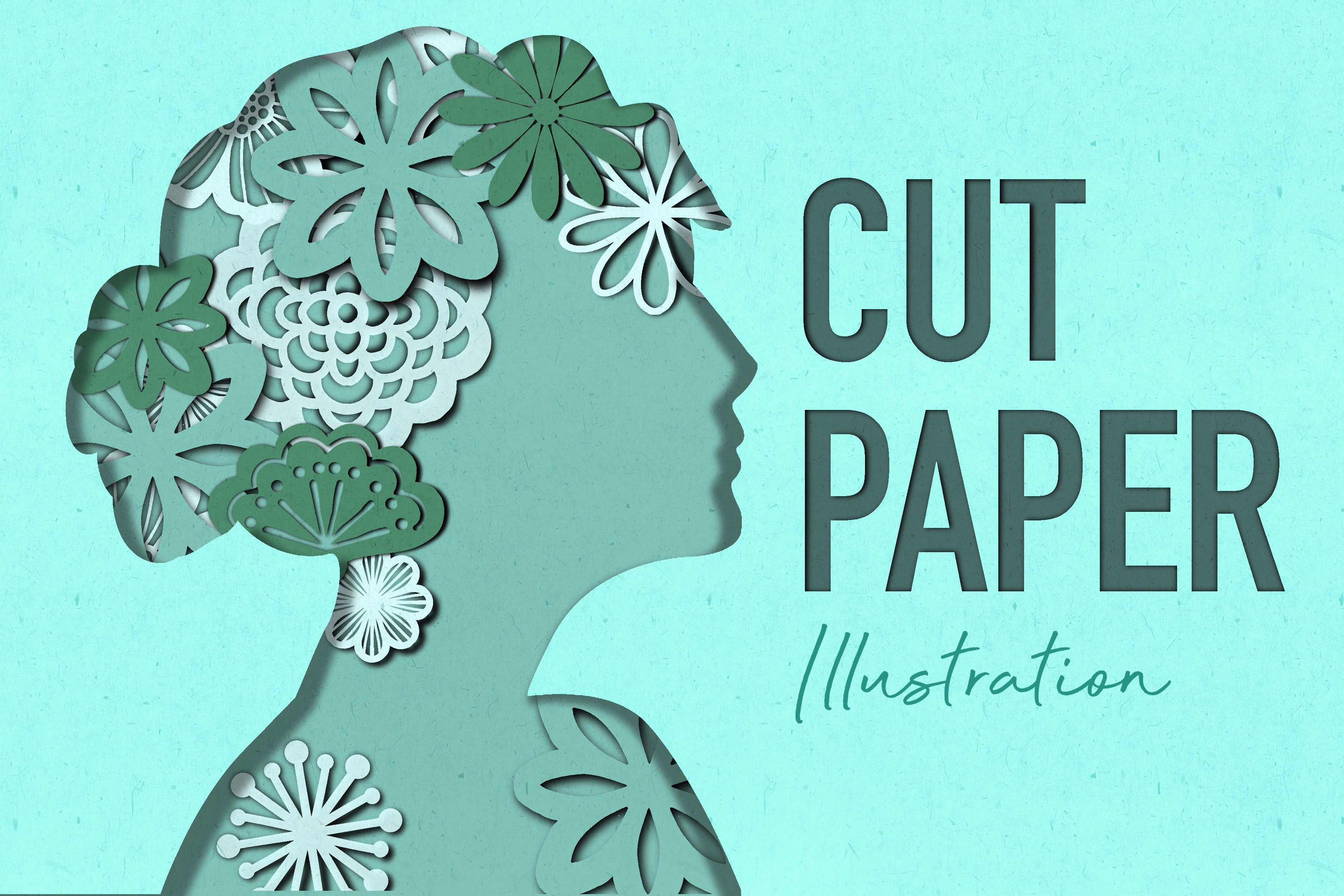 Volume 51 Cut Paper Floral Silhouette Brush Set for Procreate