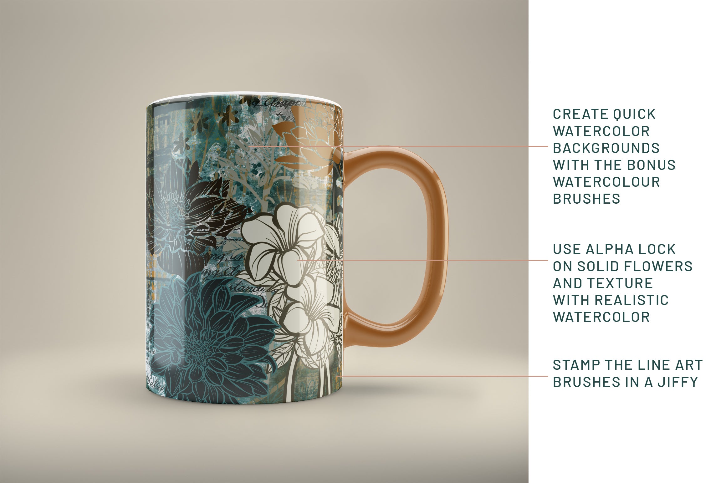 Volume 50 - Procreate Floral Brush Stamps 11