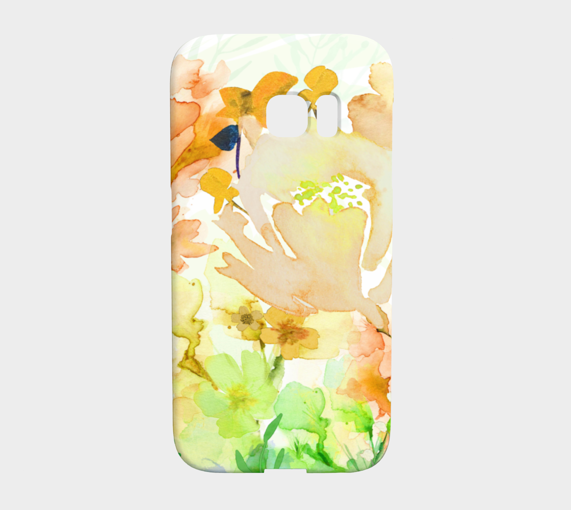 348 Gracious Garden Watercolor Device Case - deloresartcanada