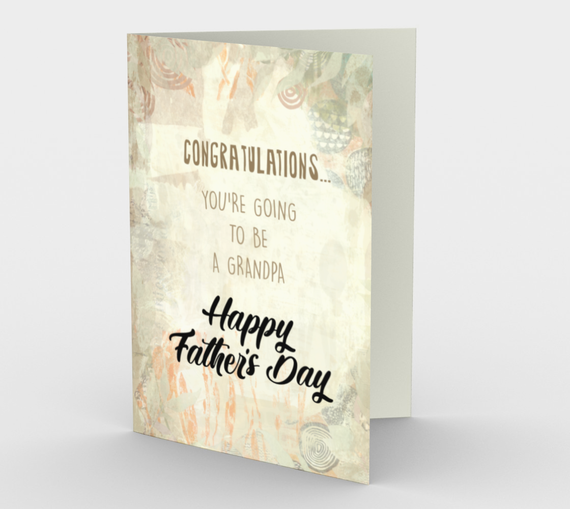 1227. Congratulations Grandpa  Card by DeloresArt
