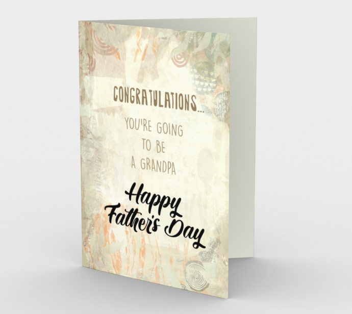 1227. Congratulations Grandpa  Card by DeloresArt
