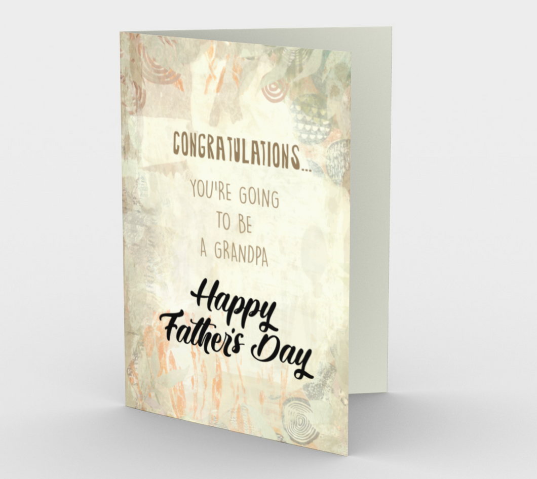 1227. Congratulations Grandpa  Card by DeloresArt
