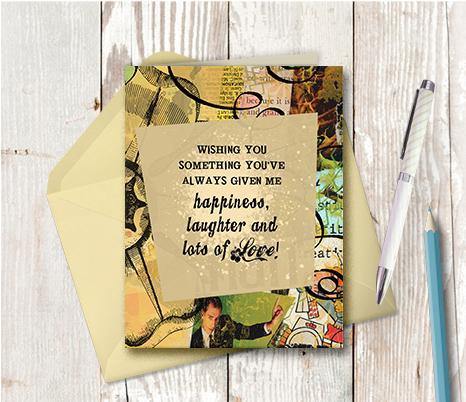 0306 Wishing You Note Card - deloresartcanada