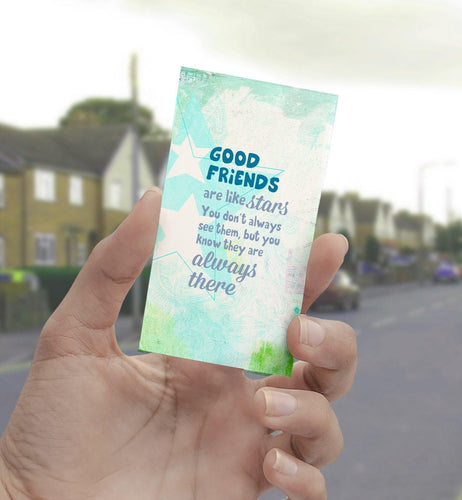 0314 Good Friends Like Stars - deloresartcanada