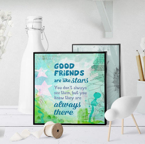 0314 Good Friends Like Stars - deloresartcanada