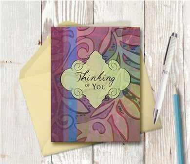 0317 Thinking Of You Note Card - deloresartcanada