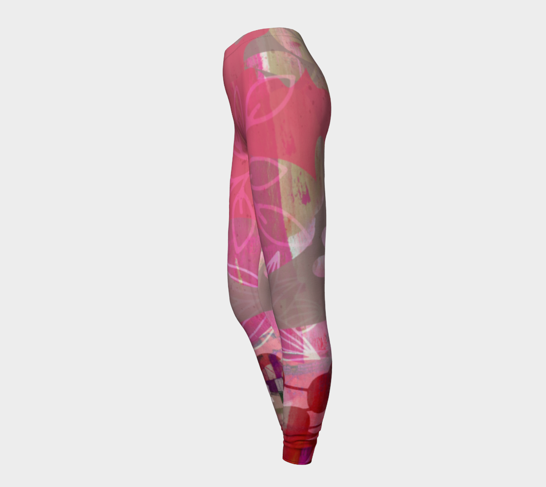 Flourish Collage Legging 2 by Deloresart - deloresartcanada