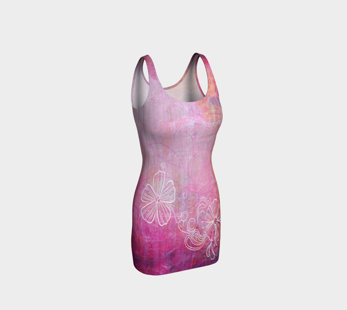 Bra Off Bodycon Dress by Deloresart