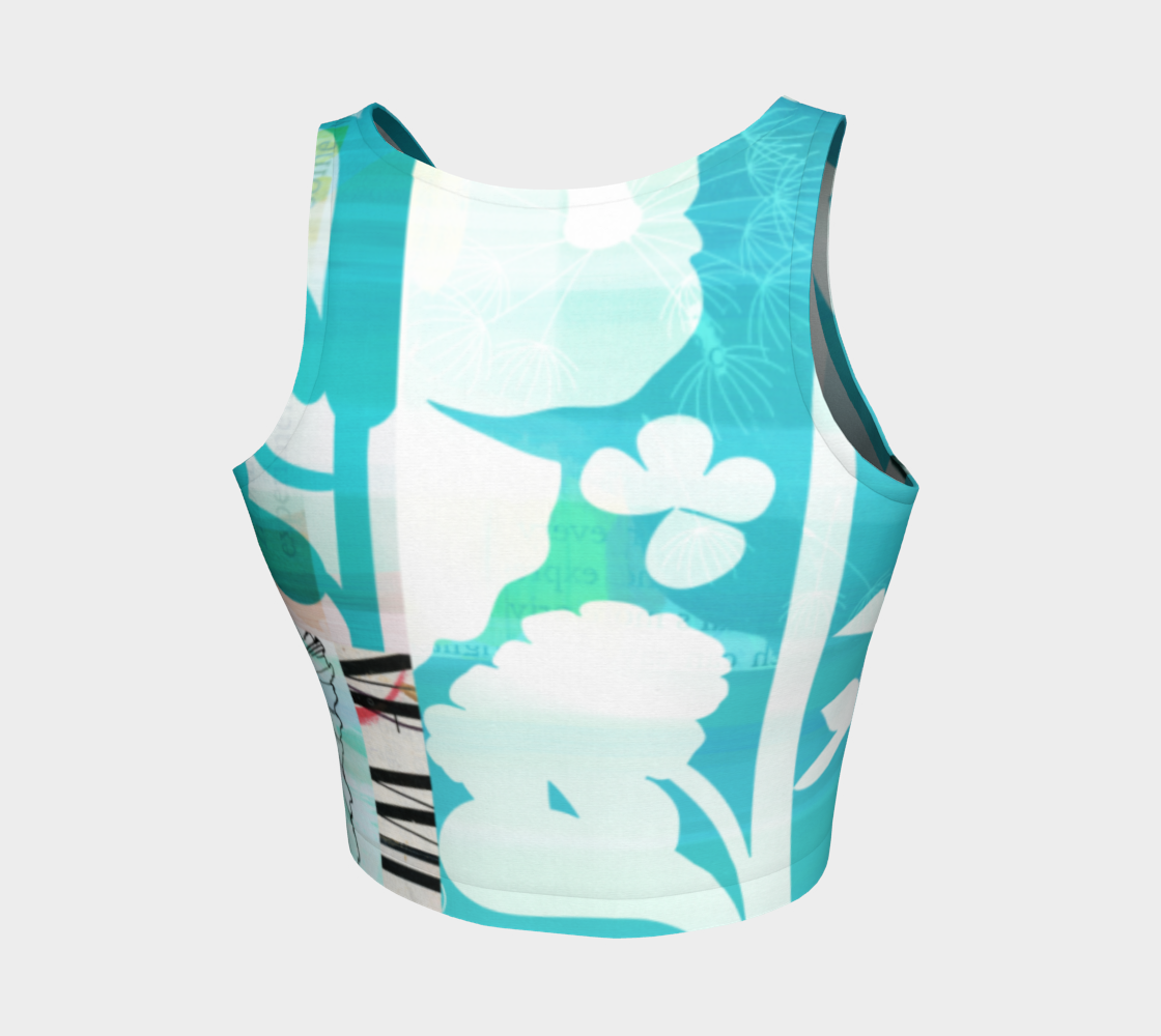 Russian Olive Crop Top by Deloresart - deloresartcanada