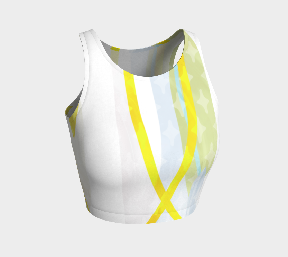Side by Side Crop Top by Deloresart - deloresartcanada