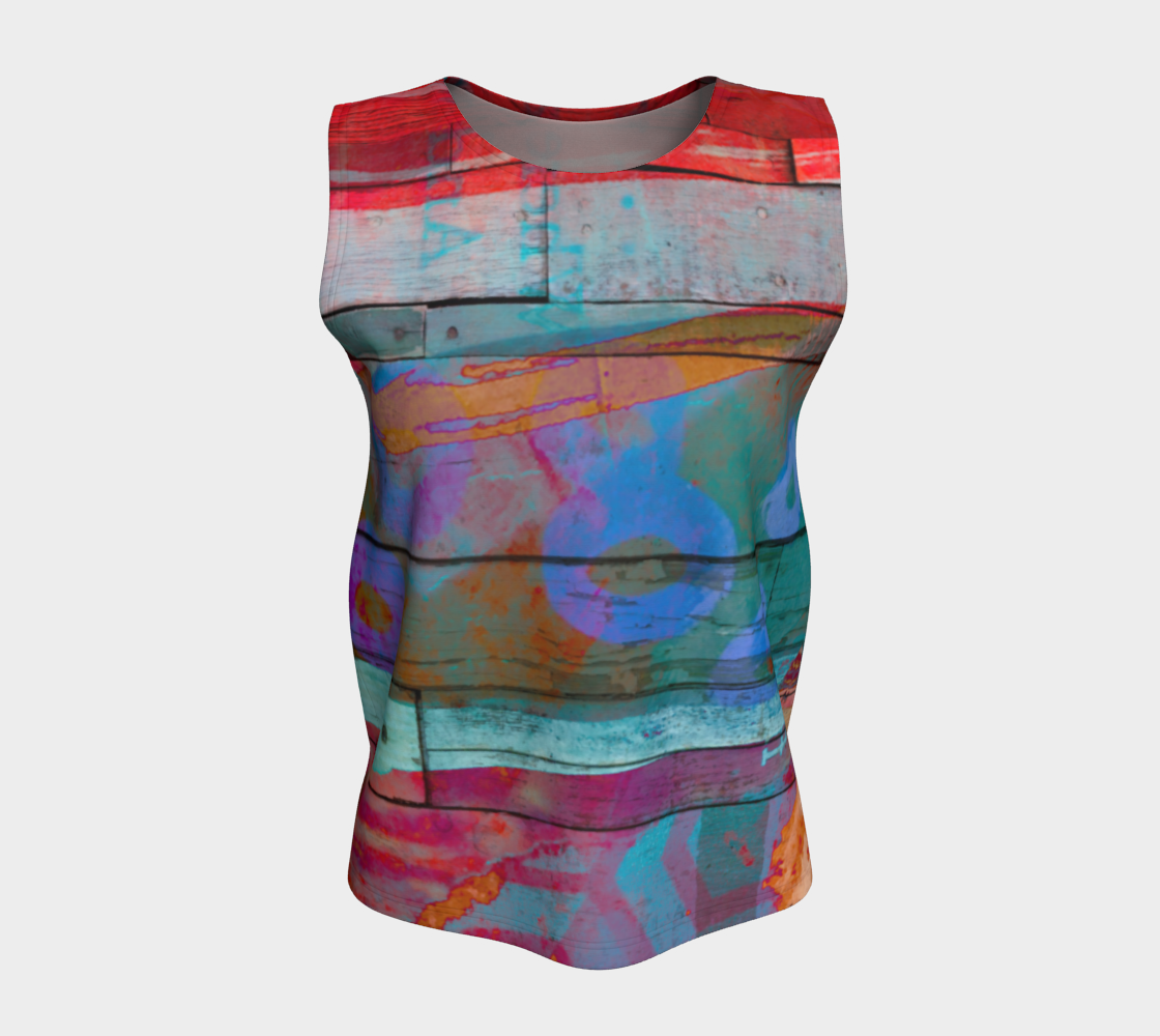 Drinking Rum Loose Tank - deloresartcanada