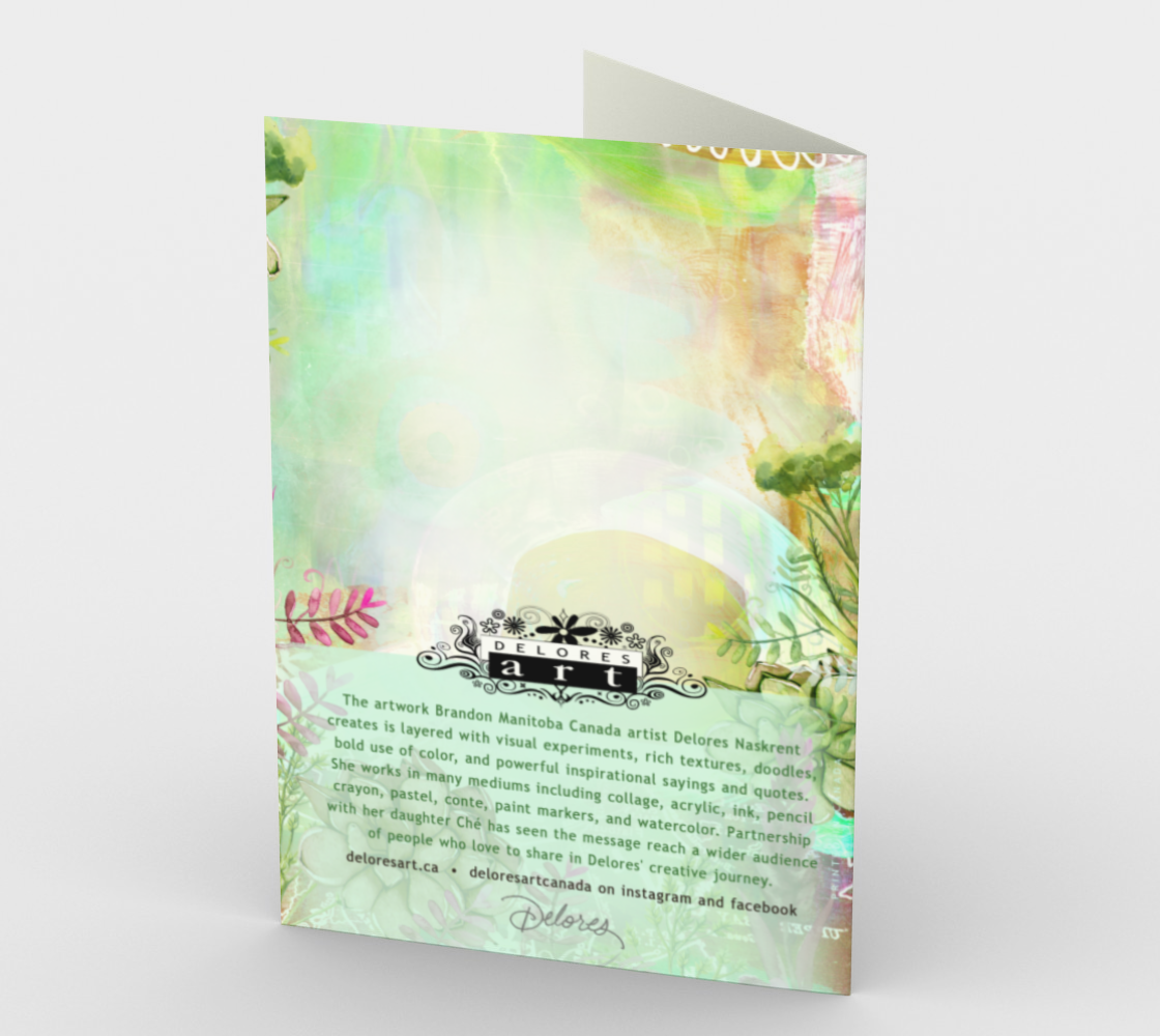 0981.The Lord Blesses his People With Peace  Card by DeloresArt